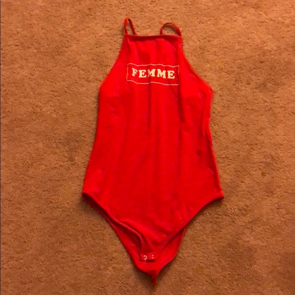 Red Femme Bodysuit